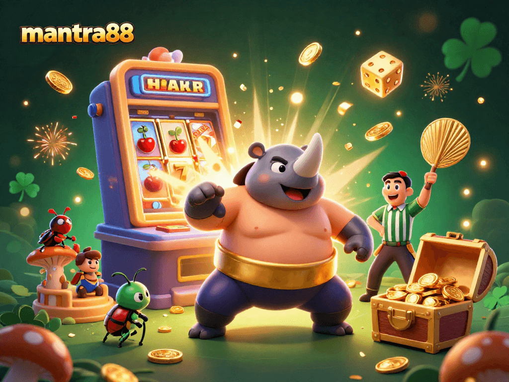 Experience the thrilling mantra88 slot games as coins burst from a dynamic jackpot scene!