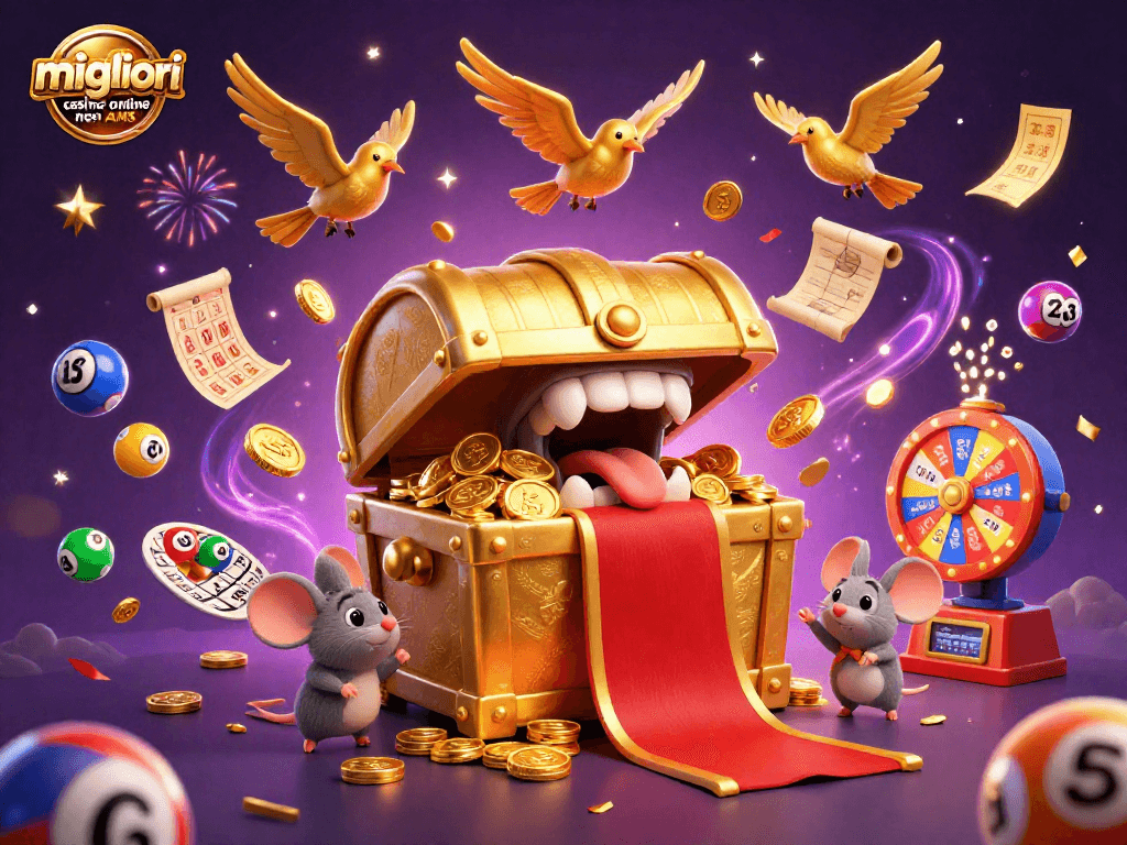 Gioca nei migliori casino online non AAMS tra lotterie colorate e premi scintillanti.