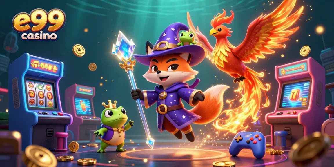 Play at e99 casino with mesmerizing magical elements and vibrant gaming action.