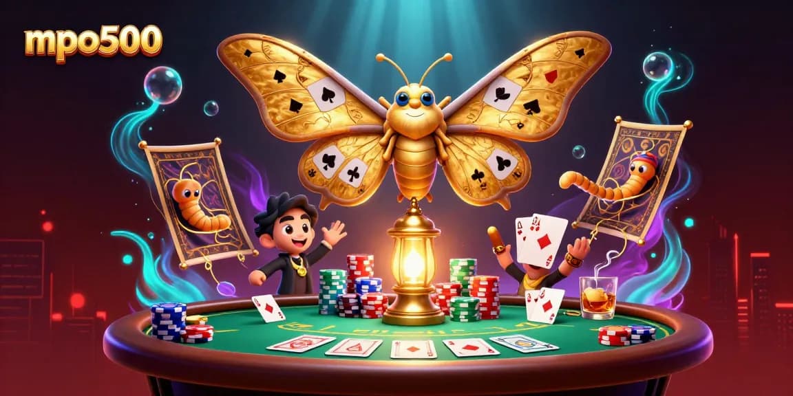 Experience mpo500's captivating gaming environment with vibrant casino elements and dynamic characters.