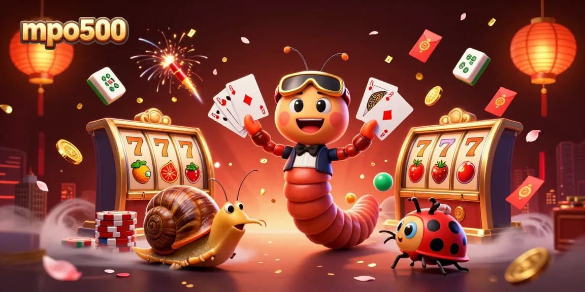 Experience thrilling gameplay with mpo500 as a millipede dealer showcases winning cards and massive chip stacks.