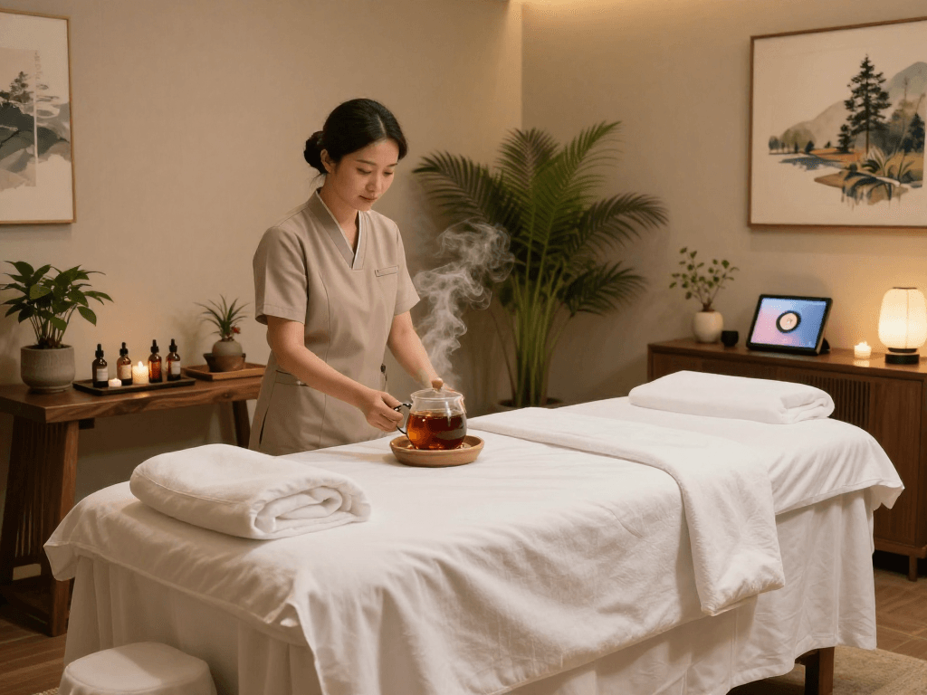 Balanced Massage offers a serene atmosphere for relaxation with mantra88 aromatherapy oils and tranquil private rooms.