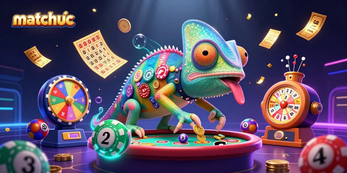 Experience the matchuoc casino world with vibrant characters and exciting games in this lively 3D scene.
