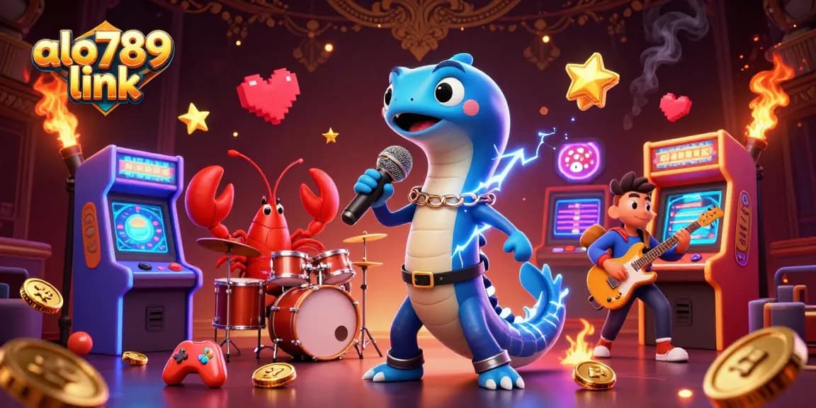 Watch the electrifying eel showcase the alo789 link at an underwater casino stage.
