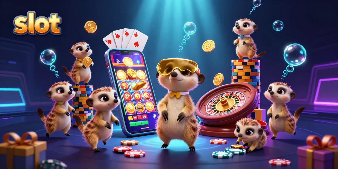 Slot gacor: Koloni meerkat menjalankan operasi kasino dengan smartphone slot yang menarik