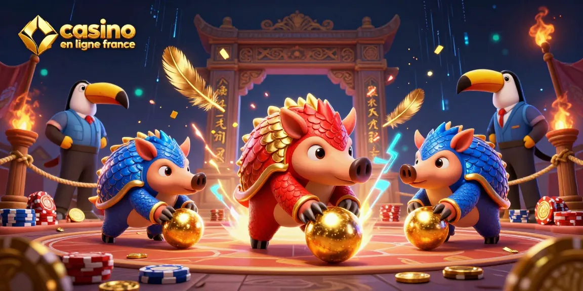 Découvrez un passionnant affrontement entre pangolins rivaux, mettant en avant le casino en ligne en France et l'ambiance de jeu dynamique.