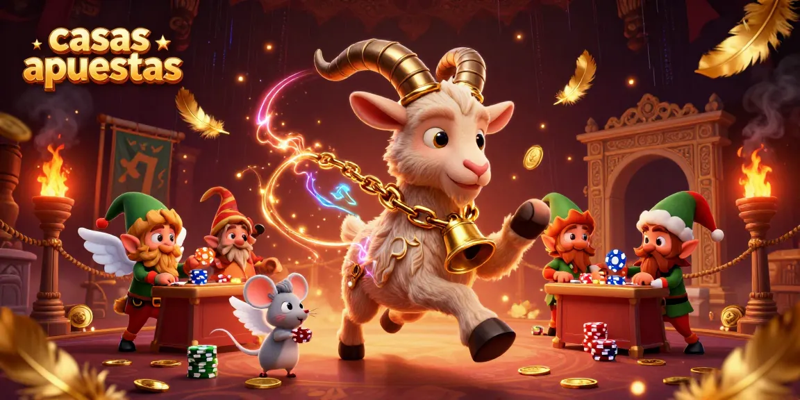 Casas de apuestas: disfruta de un casino festivo con un Krampus 3D, ratón ángel y duendes traviesos.