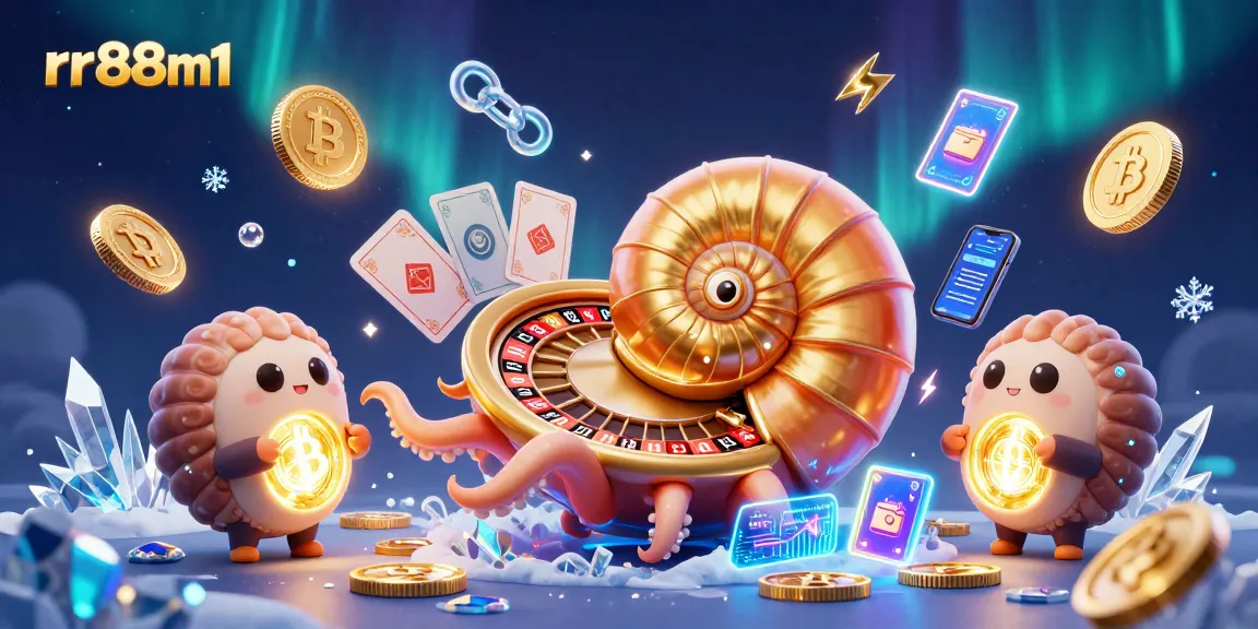 Engage in thrilling games with rr88m1 as a golden spiral roulette shell reveals winning cards.