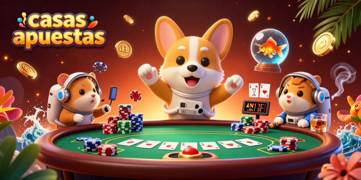 Disfruta de casas apuestas mientras juegas en un casino espacial con un corgi astronauta.