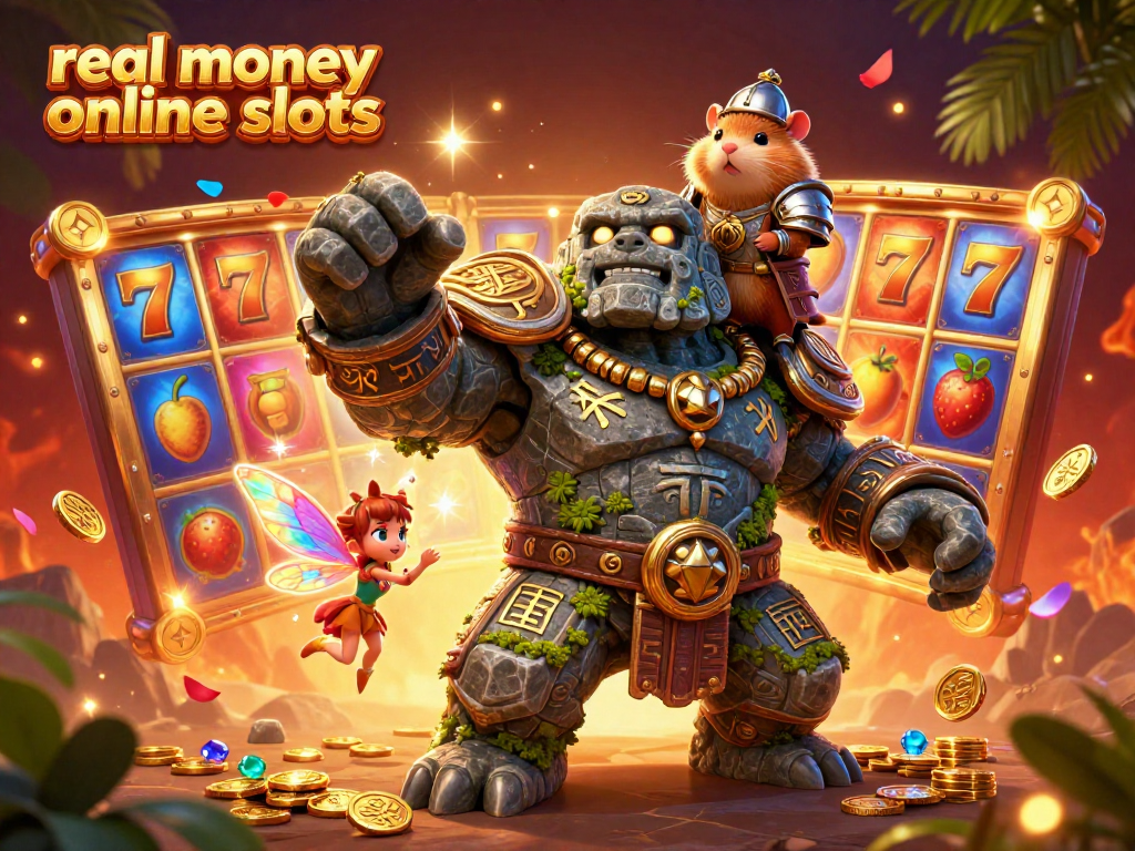 Engage with real money online slots and embark on a magical adventure in vibrant 3D illustration.