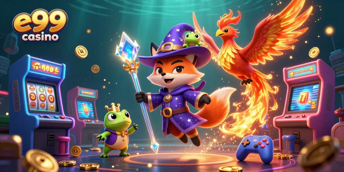 Play at e99 casino with mesmerizing magical elements and vibrant gaming action.