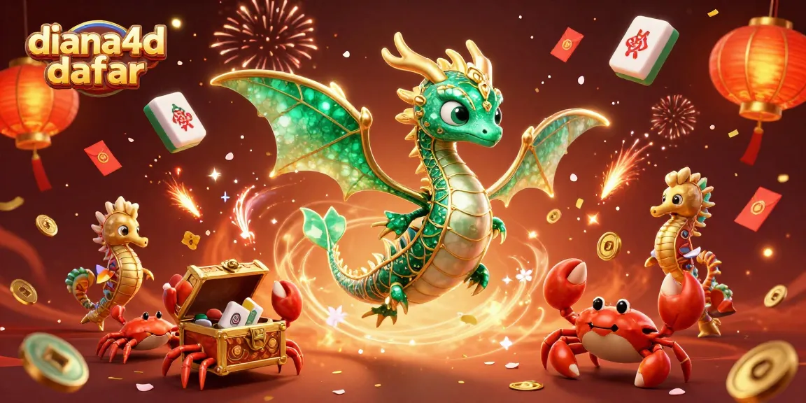 Join the fun with diana4d daftar as a sea dragon-themed treasure hunt unfolds in a vibrant casino scene.