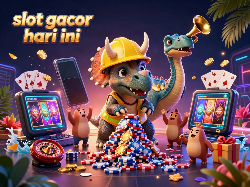 Experience the excitement of slot gacor hari ini with vibrant characters and dynamic gaming elements.