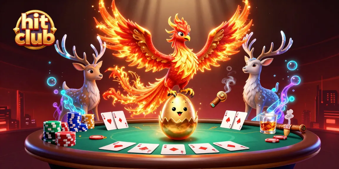 Engage in hit club gaming action with vibrant casino elements and dynamic characters.
