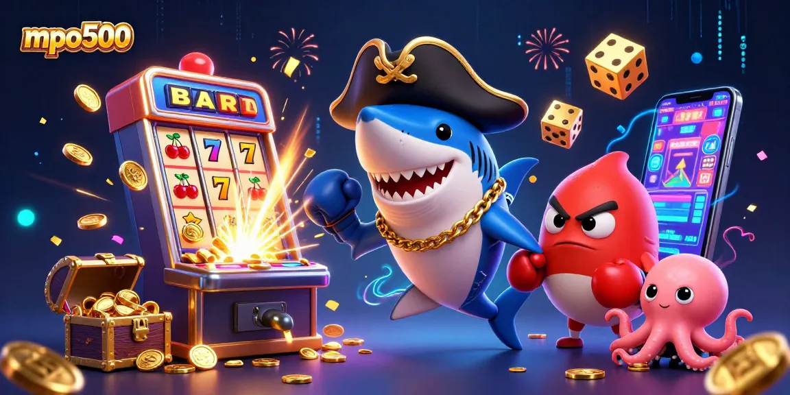 Join the excitement at mpo500 with vibrant characters and thrilling casino game elements.