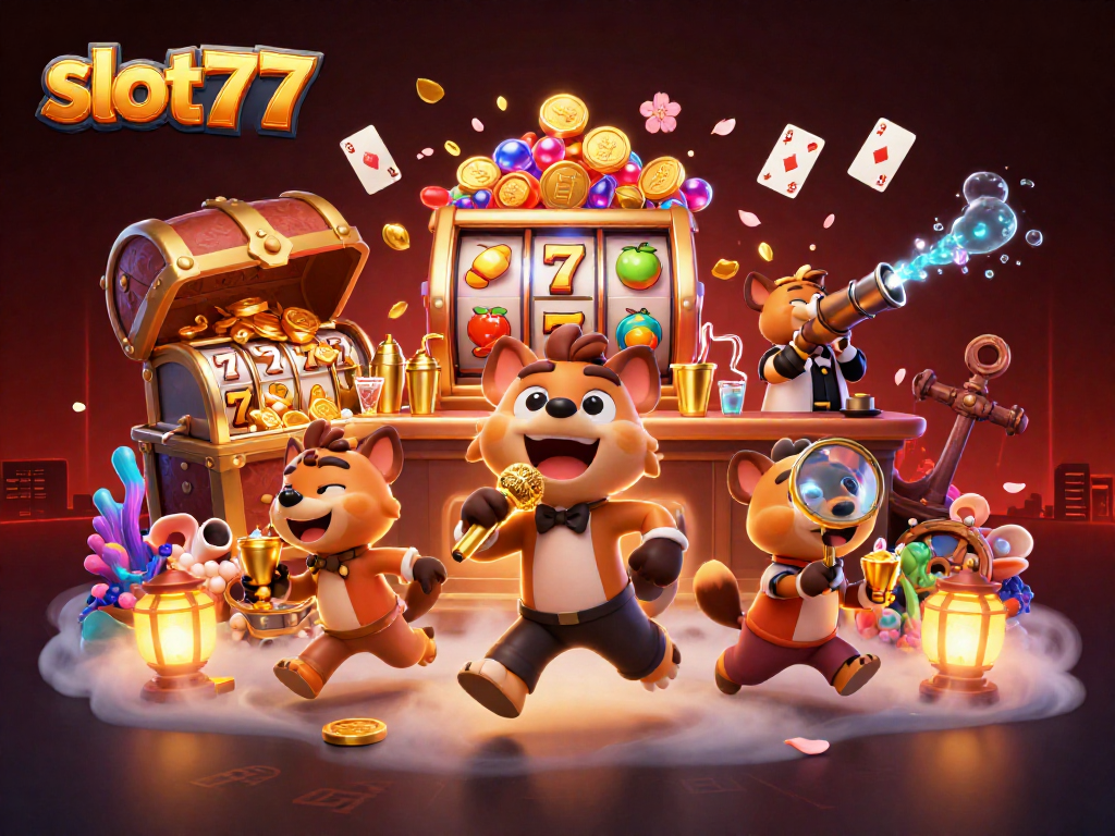 Engage in exciting wins at slot777 with immersive humorous casino vibes from lively hyenas.