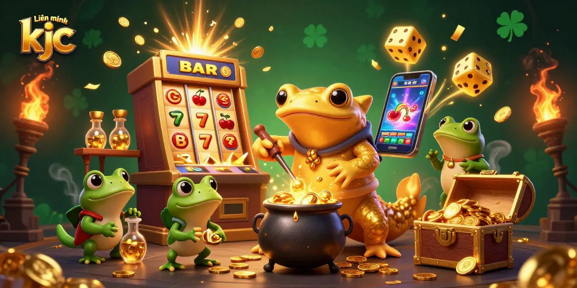 Experience Liên minh kjc with a vibrant casino scene of gold elements and dynamic action!