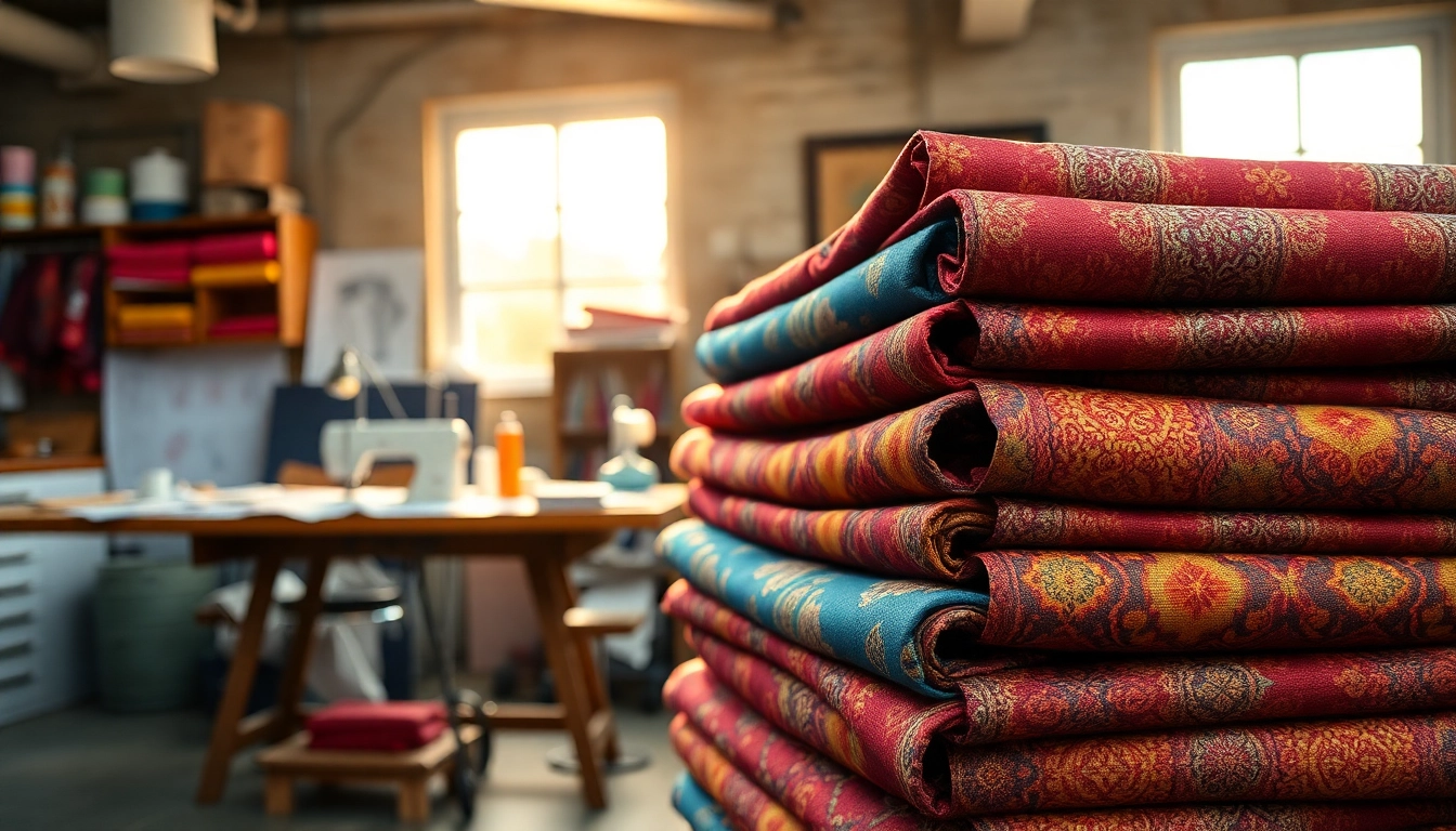 Explore lap stof fabric showcasing intricate designs and vibrant colors, perfect for creative projects.