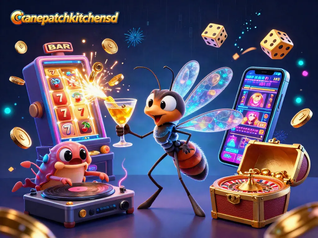 Experience the thrill of canepatchkitchensd with a vibrant 3D casino scene featuring games and excitement.
