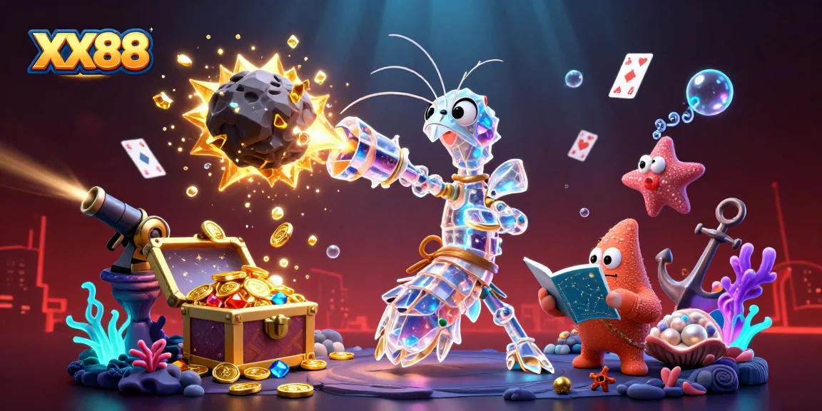 Experience the excitement of XX88 gambling with vibrant treasures and thrilling game elements.