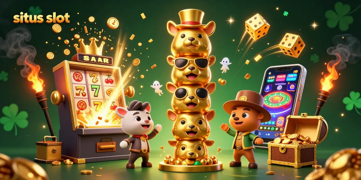 Situs slot menawarkan pengalaman menarik dengan mesin slot yang penuh koin dan simbol keberuntungan yang melimpah.