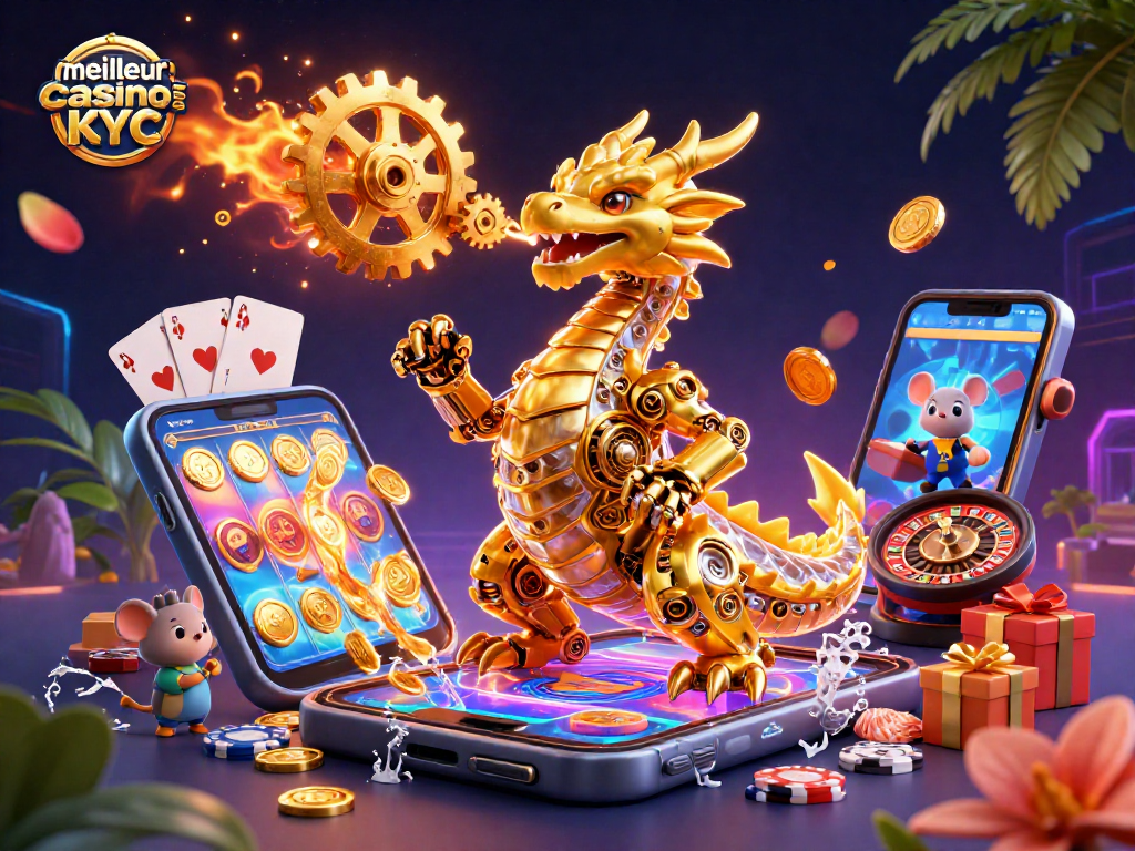 Jouez au meilleur casino sans KYC avec des gains rapides et des jeux excitants illustrés.