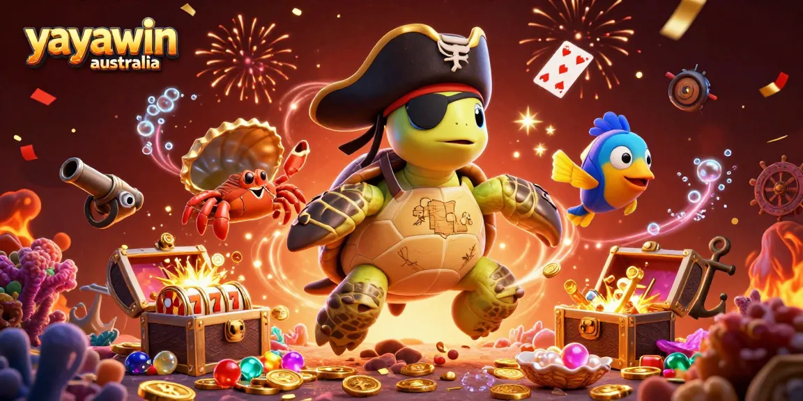 Experience the exciting world of Yayawin Australia with festive gaming elements and animated characters.