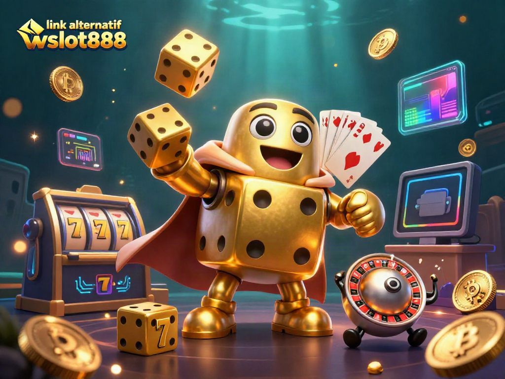 Menemukan link alternatif wslot888 sambil menikmati ilustrasi kasino 3D yang menarik.