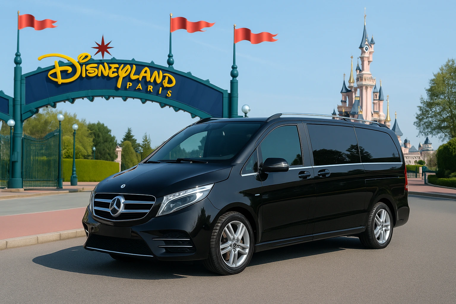 Book a Reliable Taxi from Paris Airport to Disneyland Today