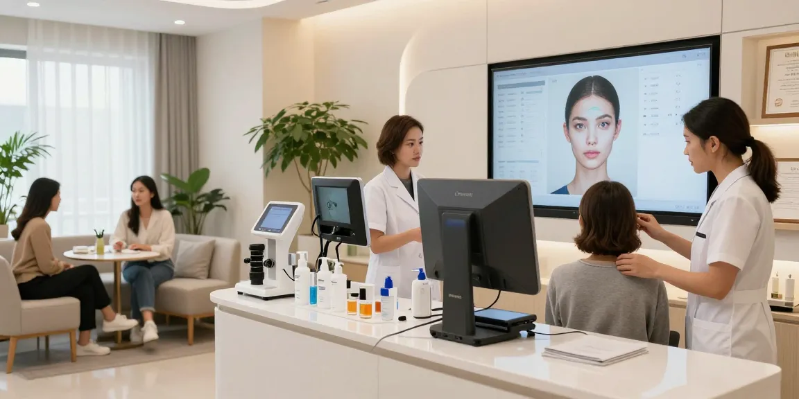 ClinicEvo better than QOVES facial analysis in a modern skincare clinic