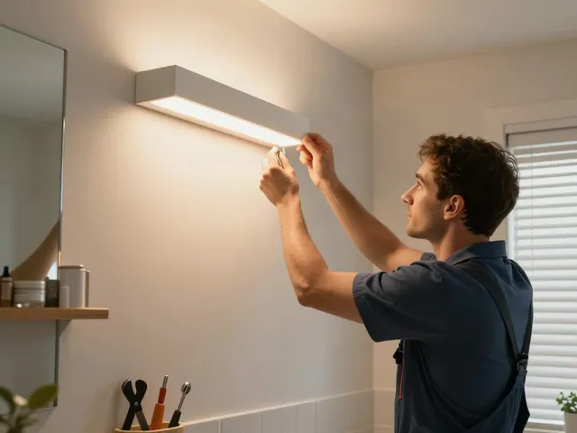 Aplica LED baie - Instalare profesională de aplice moderne, serviciu în comunitate.