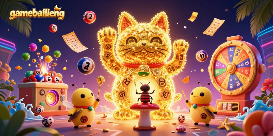 Engage in the exhilarating world of gamebailieng with dynamic visuals of lucky symbols and vibrant elements.
