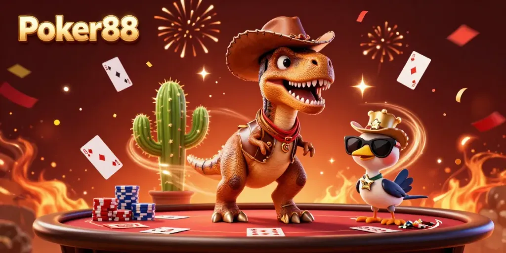 Engage with Poker88's exciting casino adventures filled with vibrant characters and dynamic gaming elements.