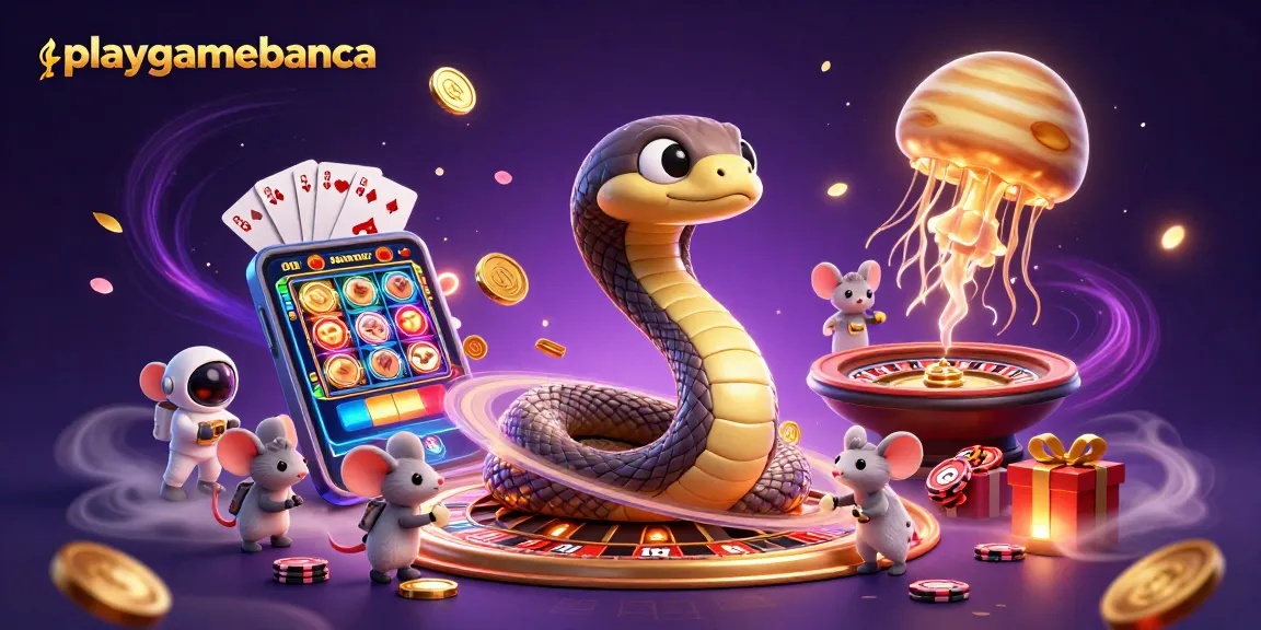 Experience vibrant fun with playgamebanca as intergalactic mice bet in a cosmic casino.