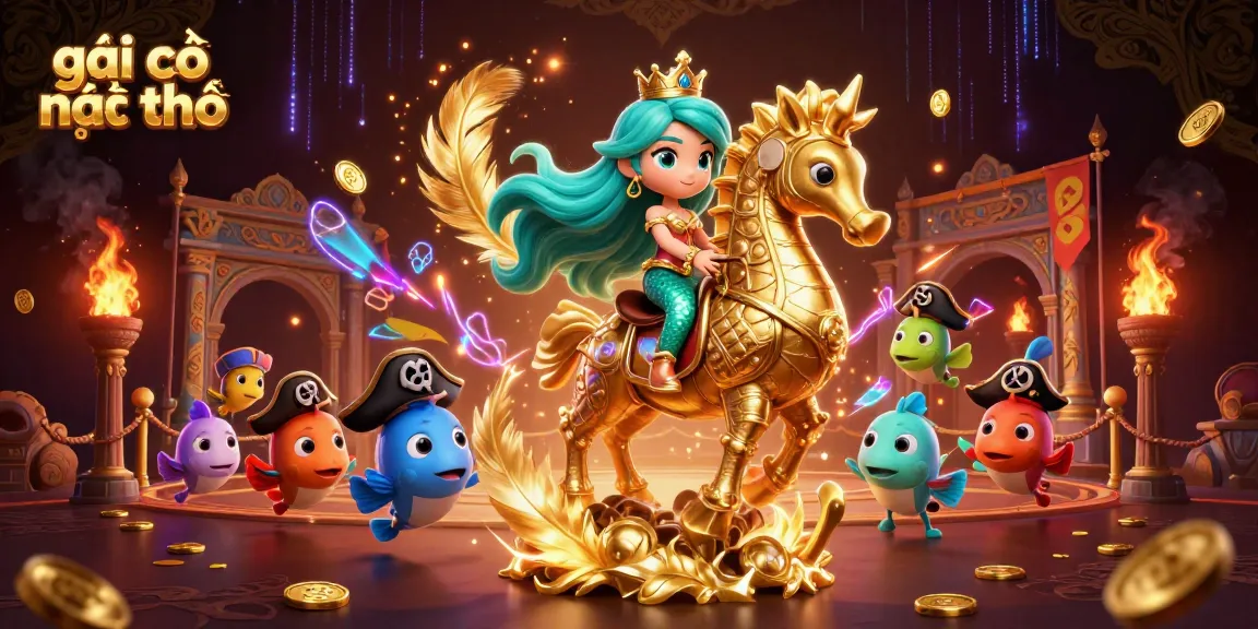 Experience the vibrant world of gái gọi cần thơ with mermaid heroines and playful casino elements.