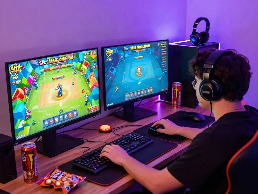 Exciting Slot MAHJONGJP88 gaming experience with colorful animations and accessories