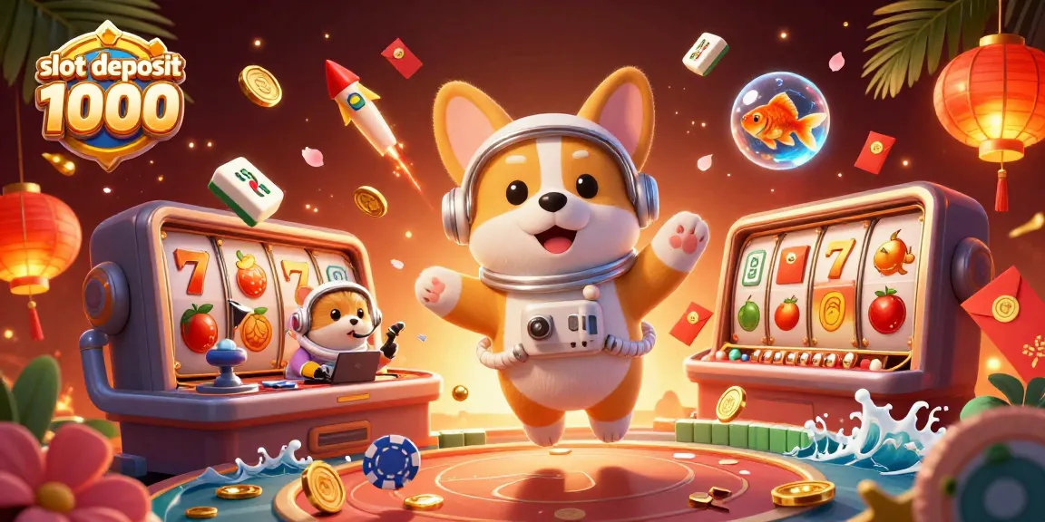 Experience thrilling gameplay at slot deposit 1000 with lively characters and dynamic casino elements.